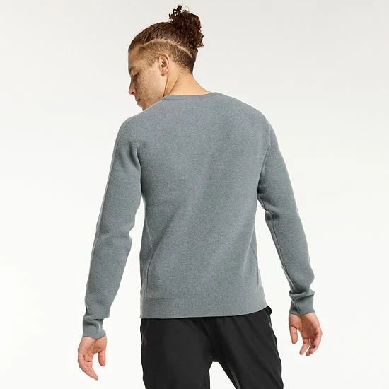 Men's FLX Crew Sweater Khaki Green - Image 2