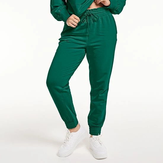 Women's FLX Embrace Paperbag High-Waisted Sweatpants Cool Daisy - Image 4