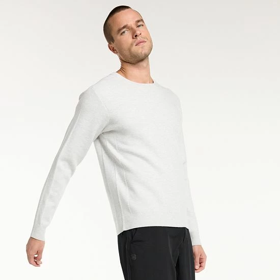 Men's FLX Crew Sweater Khaki Green - Image 5