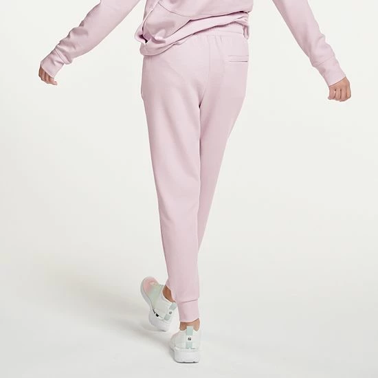 Women's FLX Banded-Bottom High-Waisted Waffle Joggers Sand Trap - Image 2