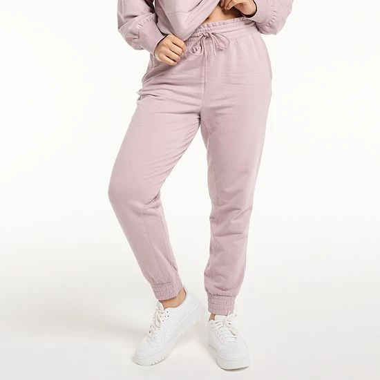 Women's FLX Embrace Paperbag High-Waisted Sweatpants Cool Daisy - Image 6