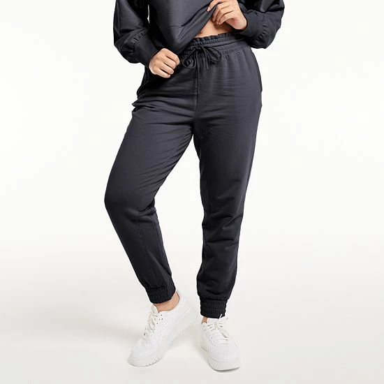 Women's FLX Embrace Paperbag High-Waisted Sweatpants Cool Daisy - Image 8