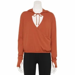 Women's FLX Surplice Lightweight Hoodie Blushed Out