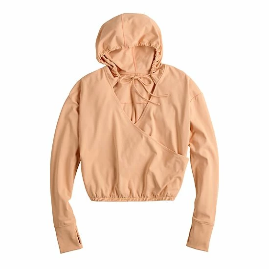 Women's FLX Surplice Lightweight Hoodie Blushed Out - Image 3