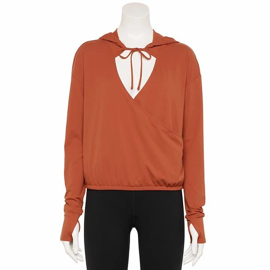 Women's FLX Surplice Lightweight Hoodie Blushed Out - Image 5