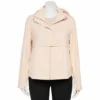 Plus Size FLX Hooded Mixed-Media Performance Jacket Leisure Beige